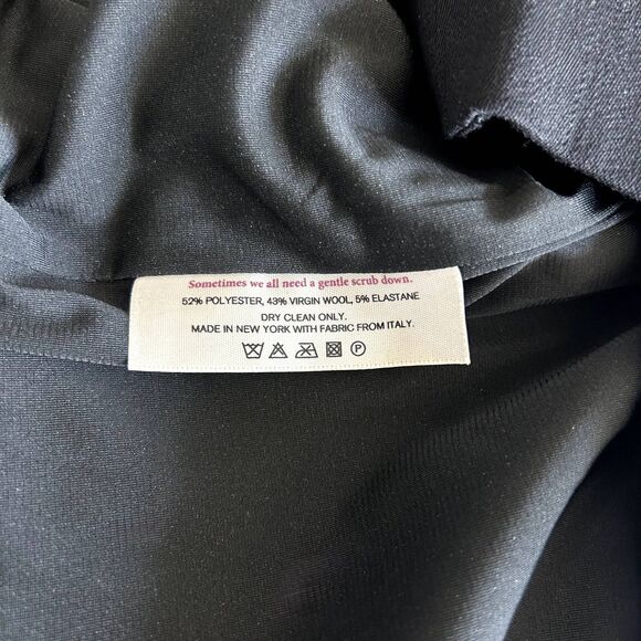 EUC MM Lafleur The Ryann Dress Jet Twill Sheath Dress Jet Black  Size 4 - Picture 10 of 13